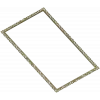 Ornate Baroque Rectangular Frame STL for CNC