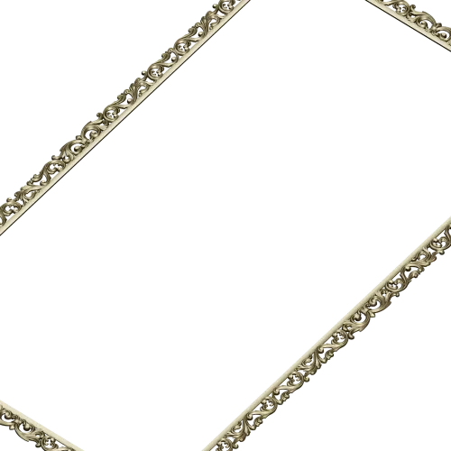 Ornate Baroque Rectangular Frame STL for CNC