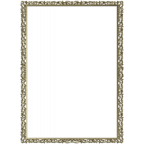 Ornate Baroque Rectangular Frame STL for CNC