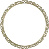 Ornate Round Scroll Frame - STL 3D Model for CNC