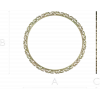 Ornate Round Scroll Frame - STL 3D Model for CNC