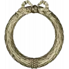 Laurel Wreath Frame - 3D STL model for CNC milling