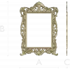 Rococo Ornamental Frame STL for CNC