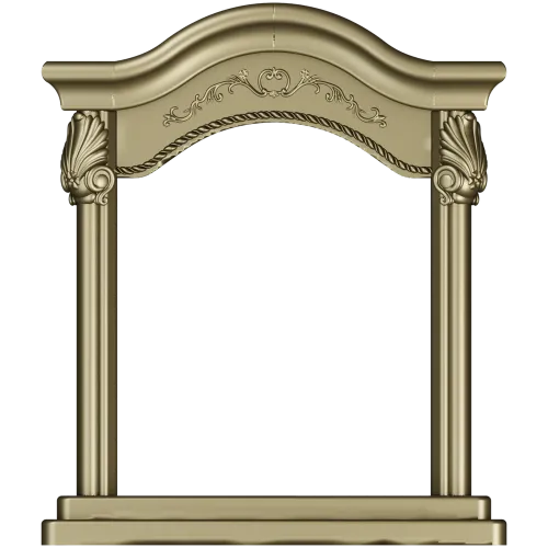 Baroque Arched Frame STL - 3D model for CNC router