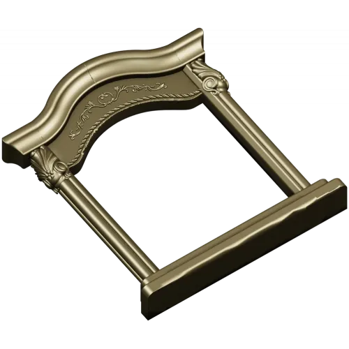 Baroque Arched Frame STL - 3D model for CNC router