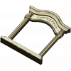 Baroque Arched Frame STL - 3D model for CNC router