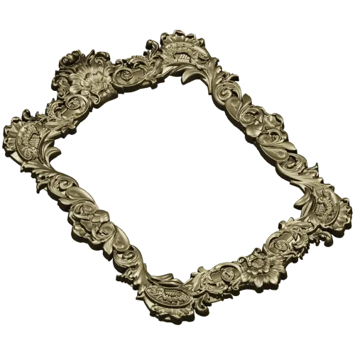 Baroque Rococo Frame STL for CNC Milling