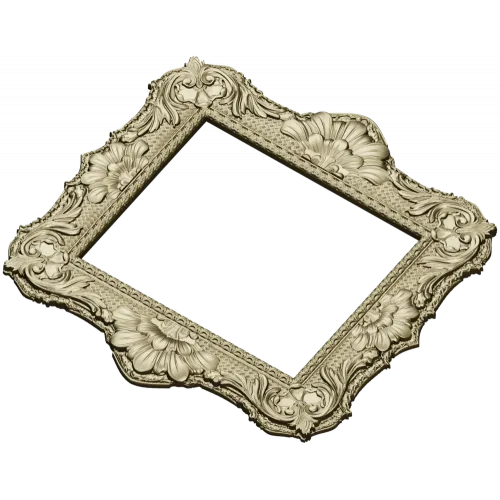 Барочный резной багет - 3D модель STL для ЧПУ