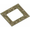 Baroque Ornate Square Frame - STL 3D model for CNC