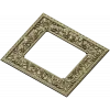 Baroque Ornate Square Frame - STL 3D model for CNC