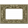 Baroque Ornate Square Frame - STL 3D model for CNC