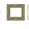 Baroque Ornate Square Frame - STL 3D model for CNC