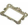 Baroque rectangular frame STL - ornate 3D model for CNC