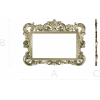 Baroque rectangular frame STL - ornate 3D model for CNC