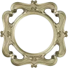 Rococo Round Frame STL for CNC - Baroque Medallion 3D Model