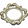 Rococo Round Frame STL for CNC - Baroque Medallion 3D Model
