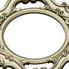 Rococo Round Frame STL for CNC - Baroque Medallion 3D Model