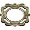 Rococo Round Frame STL for CNC - Baroque Medallion 3D Model