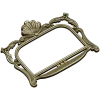 Ornate Seashell Rococo Frame STL for CNC