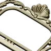 Ornate Seashell Rococo Frame STL for CNC