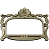 Ornate Seashell Rococo Frame STL for CNC