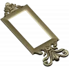 Baroque Rectangular Frame STL for CNC