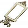 Baroque Rectangular Frame STL for CNC