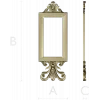 Baroque Rectangular Frame STL for CNC