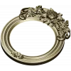 Ornate Round Floral Frame - STL 3D Model for CNC