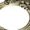 Ornate Round Floral Frame - STL 3D Model for CNC