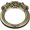 Ornate Round Floral Frame - STL 3D Model for CNC