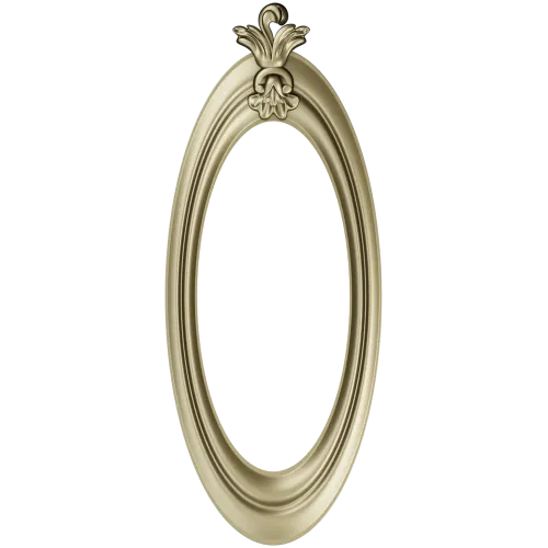 Baroque Oval Frame STL for CNC