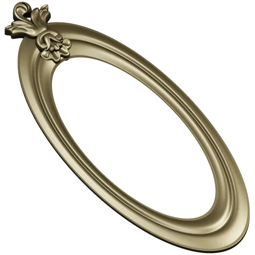 Baroque Oval Frame STL for CNC