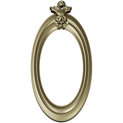 Baroque Oval Frame STL for CNC