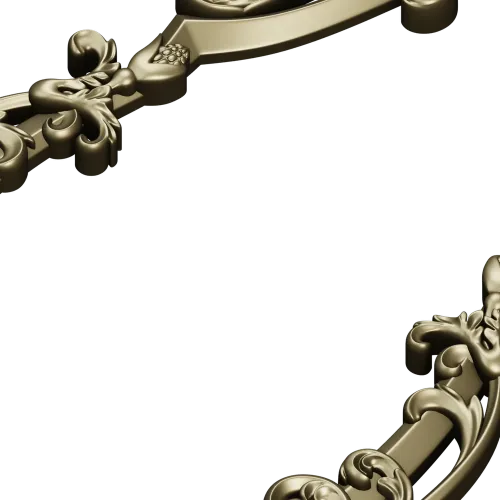 Барочная рамка "Капля" - 3D модель STL для ЧПУ