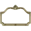 Ornate Rococo Shell Frame STL for CNC