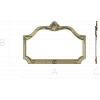 Ornate Rococo Shell Frame STL for CNC