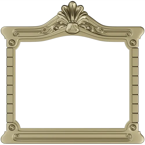 Regal Shell Ornate Frame - STL 3D model for CNC