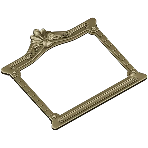 Regal Shell Ornate Frame - STL 3D model for CNC