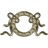 Ribbon Laurel Wreath STL for CNC