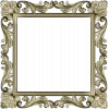 Ornate Acanthus Square Frame STL for CNC