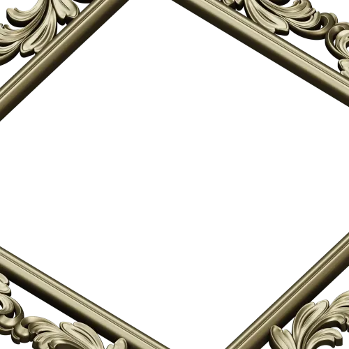 Ornate Acanthus Square Frame STL for CNC