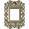 Ornate Rococo Acanthus Frame STL - 3D model for CNC