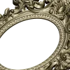 Baroque Oval Frame 3D STL Model for CNC Milling