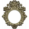 Baroque Oval Frame 3D STL Model for CNC Milling