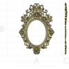 Baroque Oval Frame 3D STL Model for CNC Milling