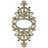Baroque Oval Cartouche STL