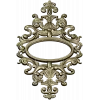 Baroque Oval Cartouche STL