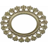 Acanthus Sunburst Round Frame STL 3D Model for CNC