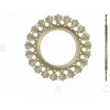 Acanthus Sunburst Round Frame STL 3D Model for CNC